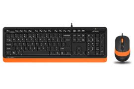 Клавиатура мышь A4tech F1010-ORANGE Fstyler USB