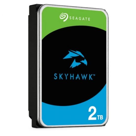Жесткий диск для видеонаблюдения 2Tb Seagate SkyHawk SATA3 3.5" 256Mb ST2000VX017