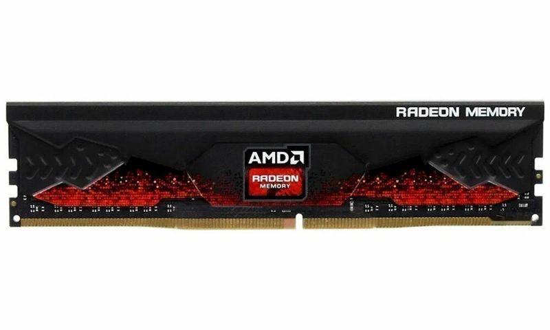 Оперативная память  8GB DDR4 2400MHz AMD Radeon R7 Performance Series, Black Non-ECC CL16, PC4-24000, 1.2V, R7S48G2400U2S